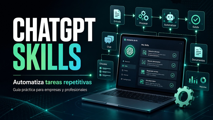 ChatGPT Skills para automatizar tareas repetitivas en empresas y profesionales